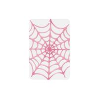 Ambientadores para coche, diseño de telaraña, color rosa pastel, 4 unidades, tarjetas perfumadas colgantes, tarjetas perfumadas para tabletas de aromaterapia de coche