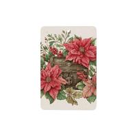 Ambientadores para coche, diseño vintage de flores de pascua, 4 unidades, tarjetas perfumadas colgantes, tarjetas perfumadas para coche, tabletas de aromaterapia