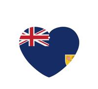 Ambientadores para coche en forma de corazón, bandera de las Islas Turcas y Caicos, 6 unidades, tabletas de aromaterapia para coche, armario de zapatos, elimina olores