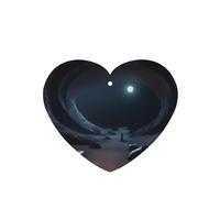 Ambientadores para coche en forma de corazón, patrón de abismo espectral, 6 unidades, tabletas de aromaterapia para coche, armario, zapatero, elimina olores