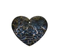 Ambientadores para coche en forma de corazón, patrón de laberinto, 6 unidades, tabletas de aromaterapia para coche, armario, zapatero, elimina olores