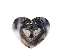 Ambientadores para coche en forma de corazón, patrón de lobos, 6 unidades, tabletas de aromaterapia para coche, armario, zapatero, elimina olores