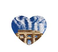 Ambientadores para coche en forma de corazón, patrón de pilar de piedra misteriosa, 6 unidades, tabletas de aromaterapia para coche, armario, zapatero, elimina olores