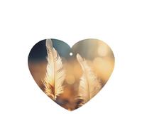 Ambientadores para coche en forma de corazón, patrón de pluma, 6 unidades, tabletas de aromaterapia para coche, armario, zapatero, elimina olores