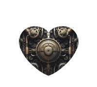 Ambientadores para coche en forma de corazón, patrón mecánico, 6 unidades, tabletas de aromaterapia para coche, armario, zapatero, elimina olores