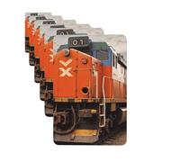 Ambientadores para coche, juego de 6 tarjetas aromáticas rectangulares para colgar, ambientador de tren para coche, espejo retrovisor, colgante de tarjeta perfumada para coche