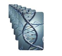 Ambientadores para coche, juego de 6 tarjetas aromáticas rectangulares para colgar, ambientador genético de hélice para coche, espejo retrovisor colgante, tarjeta perfumada para coche