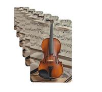 Ambientadores para coche, juego de 6 tarjetas aromáticas rectangulares para colgar, para violín, partituras musicales, ambientador para coche, espejo retrovisor, colgante, tarjeta perfumada para coche