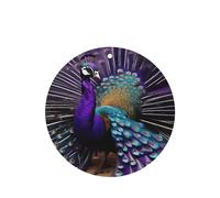 Ambientadores para coche, juego de 6 tarjetas con estampado de pavo real morado, para colgar que proporcionan un aroma duradero para automóvil y hogar