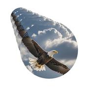 Ambientadores para coche, juego de 6 tarjetas perfumadas colgantes de forma redonda, águila vuela en el cielo, ambientador para coche, espejo retrovisor colgante, tarjeta perfumada para coche