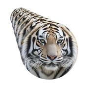 Ambientadores para coche, juego de 6 tarjetas perfumadas colgantes de forma redonda, tigres blancos y negros, ambientador para coche, espejo retrovisor, tarjeta perfumada para coche