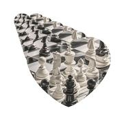 Ambientadores para coche, juego de 6 tarjetas perfumadas colgantes en forma de corazón, ambientador de ajedrez en blanco y negro para coche, espejo retrovisor colgante, tarjeta perfumada para coche