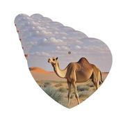 Ambientadores para coche, juego de 6 tarjetas perfumadas colgantes en forma de corazón, para reposo de camellos, ambientador del desierto para coche, espejo retrovisor, colgante, tarjeta perfumada