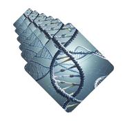 Ambientadores para coche, juego de 6 tarjetas perfumadas cuadradas para colgar, ambientador de hélice genética para coche, espejo retrovisor colgante, tarjeta perfumada para coche