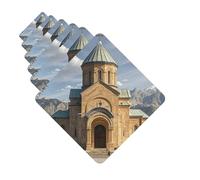 Ambientadores para coche, juego de 6 tarjetas perfumadas cuadradas para colgar, ambientador de iglesia armenia para coche, espejo retrovisor colgante, tarjeta perfumada para coche