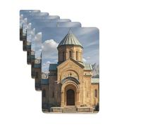 Ambientadores para coche, juego de 6 tarjetas perfumadas rectangulares para colgar, ambientador de iglesia armenia para coche, espejo retrovisor, colgante de tarjeta perfumada para coche