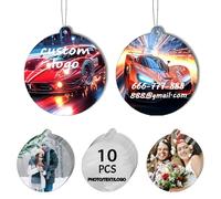 Ambientadores para Coche Personalizados 2 Lados - Lote de 10/20/50/100 Unidades al por Mayor ¡Crea tu Diseño con Foto, Texto y Logo! (Redondo)