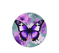 Ambientadores para coche, tarjetas con estampado de mariposa morada, juego de 4 piezas para colgar, proporciona un aroma duradero para el automóvil y el hogar