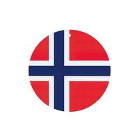 Ambientadores para coche, tarjetas impresas con bandera noruega, juego de 6 piezas para colgar, proporciona un aroma duradero para el automóvil y el hogar