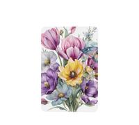 Ambientadores para coche, tulipanes, flores, mariposas, acuarela, 4 unidades, tarjetas perfumadas colgantes, tarjetas perfumadas para coche, tabletas de aromaterapia