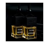 Ambientadores para Coche TUYO Difusores de Perfume Colgantes Aroma Duradero Ambientador de Coche Premium Regalo para Hombre y Mujer Pack de 2 (Atenas/Miami)