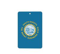 Ambientadores rectangulares para coche, diseño de bandera de Dakota del Sur, 6 unidades, tabletas de aromaterapia para coche, armario de zapatos, elimina olores