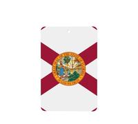 Ambientadores rectangulares para coche, diseño de bandera de Florida, 6 unidades, tabletas de aromaterapia para coche, armario, zapatero, elimina olores