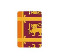 Ambientadores rectangulares para coche, diseño de bandera de Sri Lanka, 6 unidades, tabletas de aromaterapia para coche, armario, zapatero, elimina olores
