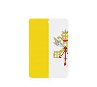 Ambientadores rectangulares para coche, diseño de bandera del Vaticano, 6 unidades, tabletas de aromaterapia para coche, armario, zapatero, elimina olores