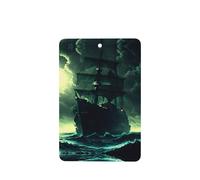 Ambientadores rectangulares para coche, diseño de barco espeluznante, 6 unidades, tabletas de aromaterapia para coche, armario, zapatero, elimina olores