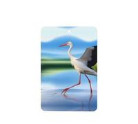 Ambientadores rectangulares para coche, diseño de cigüeñas en el agua, 6 unidades, tabletas de aromaterapia para coche, armario, zapatero, elimina olores
