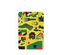 Ambientadores rectangulares para coche, diseño de elementos jamaicanos, 6 unidades, tabletas de aromaterapia para coche, armario, zapatero, elimina olores