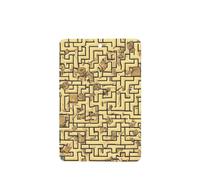 Ambientadores rectangulares para coche, diseño de laberinto del tesoro, 6 unidades, tabletas de aromaterapia para coche, armario, zapatero, elimina olores