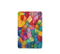 Ambientadores rectangulares para coche, diseño de mosaico de colores, 6 unidades, tabletas de aromaterapia para coche, armario, zapatero, elimina olores