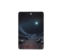 Ambientadores rectangulares para coche, patrón de abismo espectral, 6 unidades, tabletas de aromaterapia para coche, armario, zapatero, elimina olores