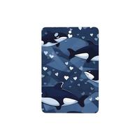 Ambientadores rectangulares para coche, patrón de ballena asesina, 6 unidades, tabletas de aromaterapia para coche, armario, zapatero, elimina olores