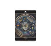 Ambientadores rectangulares para coche, patrón de brújula, 6 unidades, tabletas de aromaterapia para coche, armario de zapatos, elimina olores