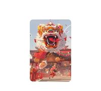 Ambientadores rectangulares para coche, patrón de danza de león, 6 unidades, tabletas de aromaterapia para coche, armario, zapatero, elimina olores