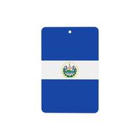 Ambientadores rectangulares para coche, patrón de El Salvador, 6 unidades, tabletas de aromaterapia para coche, armario, zapatero, elimina olores
