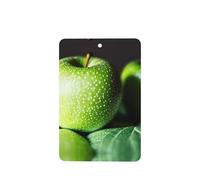 Ambientadores rectangulares para coche, patrón de frutas verdes, 6 unidades, tabletas de aromaterapia para coche, armario de zapatos, elimina olores