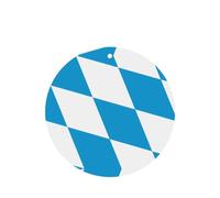 Ambientadores redondos para coche, diseño de bandera bávara, 6 unidades, tabletas de aromaterapia para coche, armario, zapatero, elimina olores