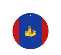 Ambientadores redondos para coche, diseño de bandera de Kostroma, 6 unidades, tabletas de aromaterapia para coche, armario de zapatos, elimina olores