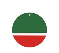 Ambientadores redondos para coche, diseño de bandera de la República de Chechenia, 6 unidades, tabletas de aromaterapia para coche, armario, zapatero, elimina olores