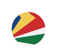 Ambientadores redondos para coche, diseño de bandera de Seychelles, 6 unidades, tabletas de aromaterapia para coche, armario, zapatero, elimina olores