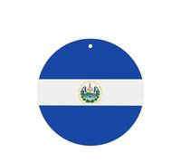 Ambientadores redondos para coche, diseño de El Salvador, 6 unidades, tabletas de aromaterapia para coche, armario, zapatero, elimina olores