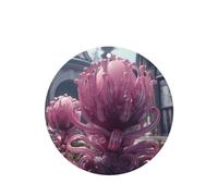 Ambientadores redondos para coche, diseño de flores moradas y azules, 6 unidades, tabletas de aromaterapia para coche, armario, zapatero, elimina olores