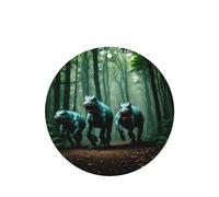 Ambientadores redondos para coche, diseño de tres dinosaurios, 6 unidades, tabletas de aromaterapia para coche, armario, zapatero, elimina olores