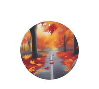 Ambientadores redondos para coche, patrón de camino de bosque, 6 unidades, tabletas de aromaterapia para coche, armario, zapatero, elimina olores