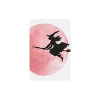 Ambientadores simples para coche, diseño de bruja, diseño de luna rosa, 4 unidades, tarjetas perfumadas colgantes, tarjetas perfumadas para coche, tabletas de aromaterapia