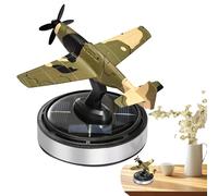 Ambientadores solares para automóvil: difusor de aroma giratorio energético, innovador de perfume en forma de avión, fragancia duradera para limpieza | Ambientador Purificador Decorativo Vehícu